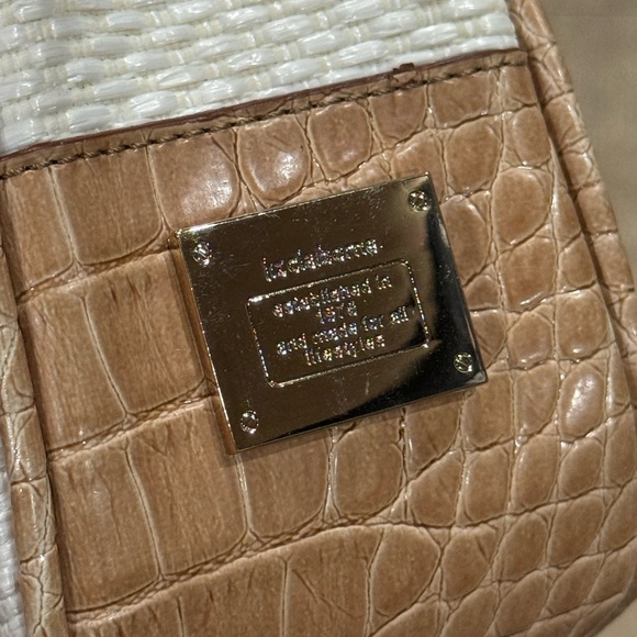 Liz Claiborne Tan and White Women's Bag - Picture 5 of 8